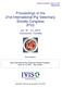 Proceedings of the 21st International Pig Veterinary Society Congress IPVS