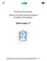 Workshop Proceedings Radon Prevention and Remediation Workshop Proceedings. Deliverable 17