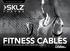 PROFESSIONAL GRADE FITNESS CABLES INSTRUCTION MANUAL AND EXERCISE GUIDE. Engineered by