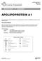 APOLIPOPROTEIN A1. This package insert contains information to run the Apolipoprotein A1 assay on the ARCHITECT c Systems and the AEROSET System.