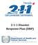 2-1-1 Disaster Response Plan (DRP)