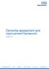 Dementia assessment and improvement framework