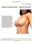 Breast Augmentation - Saline Implants