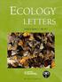 Ecology Letters (2011) 14: INTRODUCTION
