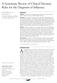 A Systematic Review of Clinical Decision Rules for the Diagnosis of Influenza