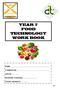 YEAR 7 FOOD TECHNOLOGY WORK BOOK