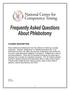 COURSE TITLE: Frequently Asked Questions about Phlebotomy