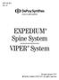 EXPEDIUM Spine System VIPER System