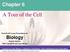 A Tour of the Cell. Chapter 6. Biology Eighth Edition Neil Campbell and Jane Reece. PowerPoint Lecture Presentations for