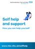Self help and support