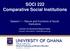 SOCI 222 Comparative Social Institutions