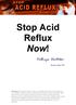 Stop Acid Reflux Now!