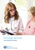 Oncology Services 2013 ANNUAL REPORT