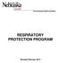 Environmental Health and Safety RESPIRATORY PROTECTION PROGRAM