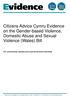 Citizens Advice Cymru Evidence on the Gender-based Violence, Domestic Abuse and Sexual Violence (Wales) Bill