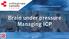 Brain under pressure Managing ICP. Giuseppe