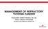MANAGEMENT OF REFRACTORY THYROID CANCER RAJKUMAR VENKATRAMANI, MD, MS RARE TUMORS PROGRAM TEXAS CHILDREN S HOSPITAL