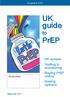 UK guide to PrEP. UK guide. PrEP. UK access Testing & monitoring Buying PrEP online Dosing options. Contact details: September 2017
