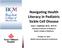 Navigating Health Literacy in Pediatric Sickle Cell Disease