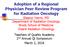 Adoption of a Regional Physician Peer Review Program for Radiation Oncology Eleanor Harris, MD Department of Radiation Oncology Brody School of
