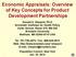 Economic Appraisals: Overview of Key Concepts for Product Development Partnerships