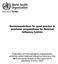 Recommendations for good practice in pandemic preparedness for National Influenza Centres