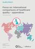 Focus on: International comparisons of healthcare quality appendices