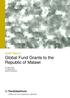 Audit Report. Global Fund Grants to the Republic of Malawi. GF-OIG October 2016 Geneva, Switzerland