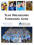 Team Philadelphia Fundraising Guide