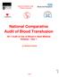 National Comparative Audit of Blood Transfusion
