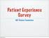 Patient Experience Survey