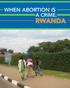 A CRIME: WHEN ABORTION IS RWANDA