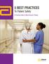 5 BEST PRACTICES To Patient Safety. A Practical Guide to Blood Glucose Testing