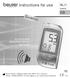 instructions for use GL34 BLOOD SUGAR MEASURING DEVICE Step by step mmol/l