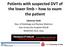 Patients with suspected DVT of the lower limb how to exam the patient