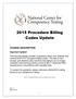 2015 Procedure Billing Codes Update