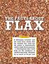 THE FACTS ABOUT FLAX. By Joel Schlesinger