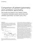 Comparison of patient spirometry and ventilator spirometry