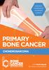 RESEARCH INFORMATION AWARENESS SUPPORT PRIMARY BONE CANCER CHONDROSARCOMA. Visit bcrt.org.uk for more information