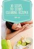 10 steps to start clearing eczema