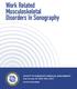 Work Related Musculoskeletal Disorders In Sonography