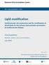 Lipid modification. National Clinical Guideline Centre