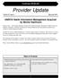 Louisiana Medicaid. Provider Update. Volume 27, Issue 3 May/June UNISYS Health Information Management Acquired. by Molina Healthcare