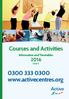 Courses and Activities