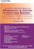 Introduction to Mathematical Models of the EPIDEMIOLOGY & CONTROL OF INFECTIOUS DISEASES An interactive short course for professionals, since 1990