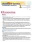 Glaucoma Basics OVERVIEW GENETICS SIGNALMENT/DESCRIPTION OF PET