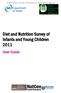 Diet and Nutrition Survey of Infants and Young Children 2011