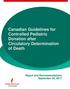 Canadian Guidelines for Controlled Pediatric Donation after Circulatory Determination of Death
