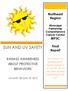 SUN AND UV SAFETY. Northeast Region. Final Report RAISING AWARENESS ABOUT PROTECTIVE BEHAVIORS