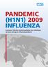PANDEMIC (H1N1) 2009 INFLUENZA. Summary infection control guidance for ambulance services during an influenza pandemic
